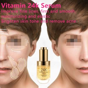 Sérum de collagène à l'or 24 carats biologique, entièrement en <span class=keywords><strong>anglais</strong></span>, pour l'essence hydratante et les rides fines, soin du visage liquide ciblé, OEM - Product Image 2