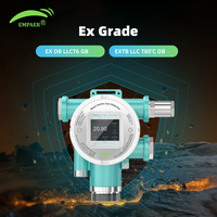Detector de Gas Industrial con Pantalla a Color de Alta Definición, a Prueba de Explosiones, con Monitoreo de Temperatura y Humedad