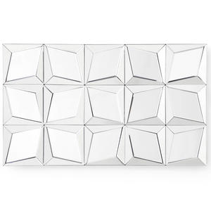 Gran oferta, espejo <span class=keywords><strong>de</strong></span> pared decorativo <span class=keywords><strong>de</strong></span> serie combinada <span class=keywords><strong>de</strong></span> vidrio con borde <span class=keywords><strong>de</strong></span> seguridad biselado sin marco rectangular grande personalizado - Product Image 3