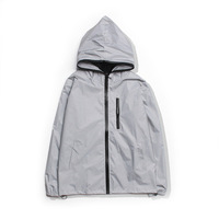 Veste coupe-vent réfléchissante ultra-résistante au design classique pour homme, manteau long décontracté, coque rigide, résistant à l'eau, grande taille
