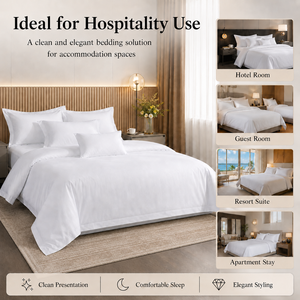 Conjunto de Roupa de Cama de Luxo em Algodão Macio e Durável para Hotel, Tamanho King, Atacado, Conjuntos de Lençóis <span class=keywords><strong>Queen</strong></span> e King, MOQ 10 Peças - Product Image 4