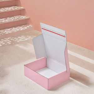 Couleur personnalisée 2mm ondulé Mailer sous-vêtements boîte d'emballage écologique recyclable pour la lingerie expédition stockage en gros - Product Image 3