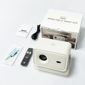 โปรเจคเตอร์ LED Google TV <span class=keywords><strong>ราคา</strong></span>โรงงานถูกสุดๆ โฟกัสอัตโนมัติ ไร้สาย สมาร์ท 4K ความละเอียดสูง รองรับ <span class=keywords><strong>Netflix</strong></span> อย่างเป็นทางการ พกพาสะดวก - Product Image 6