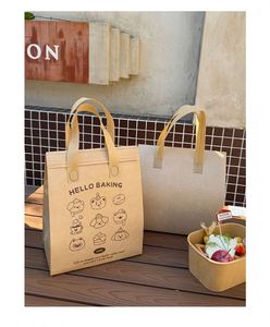 Sac isotherme personnalisé en aluminium non tissé avec impression mignonne, pour la livraison de repas rapides, imperméable, pour emballer les plats à emporter - Product Image 4