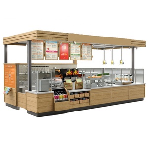 Quiosco de Bar para batidos de fruta, Mostrador de tienda de té de burbujas, diseño 3D, centro comercial, novedad - Product Image 2