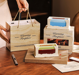 Ensemble cadeau de bougies parfumées à la cire de soja de luxe haut de gamme, respectueuses de l'environnement, pour Noël et Thanksgiving - Product Image 6