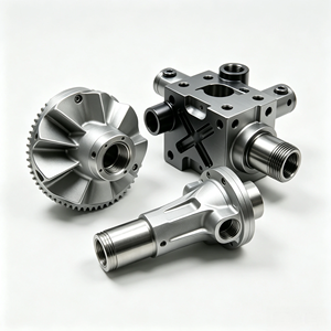 Bloc de collecteur hydraulique usiné sur mesure par CNC, corps de soupape et turbine en aluminium et laiton de haute précision, service OEM avec dessin - Product Image 4