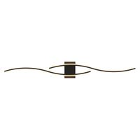 Applique murale LED moderne de luxe en fer avec abat-jour noir, lumière blanc chaud 3000K pour chambre et salon