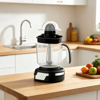Extracteur de Jus Portable Rechargeable USB Orange, Mixeur Broyeur Blender pour Jus de Mangue et d'Ananas Pressé à Froid
