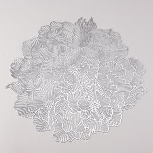 卸売カスタムプレースマットゴールドテーブルマットプレースマットダイニングテーブル用プレースマット<span class=keywords><strong>PVC</strong></span> - Product Image 4