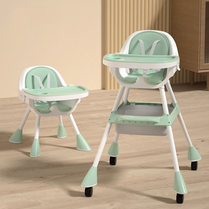 Mesa y Silla <span class=keywords><strong>de</strong></span> Comedor Versátiles para el Hogar, Cochecito <span class=keywords><strong>de</strong></span> Bebé Multifuncional y Compacto, Plegable para un Almacenamiento sin Esfuerzo - Product Image 4