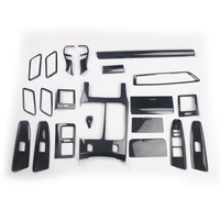 Volante de Plástico para Automóvil Modelo REIZ 10-13, Modificado con Patrón de Fibra de Carbono, Panel de Navegación Negro, Decoración Interior para Automóvil