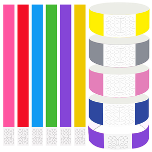 Pulseras de Papel Impermeables con Logotipo Personalizado, Pulseras Desechables Estilo Tyvek para Eventos, Promociones y Fiestas - Product Image 2