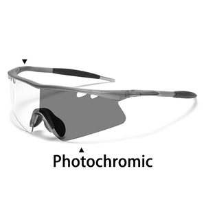 <span class=keywords><strong>Lunettes</strong></span> <span class=keywords><strong>de</strong></span> <span class=keywords><strong>soleil</strong></span> <span class=keywords><strong>photochromiques</strong></span> <span class=keywords><strong>de</strong></span> sport en gros pour hommes et femmes, idéales pour le cyclisme, la course à pied, le golf, protection UV400, monture légère, logo personnalisable - Product Image 3