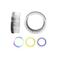 IDISON 5D-30O Smart 3 pouces 12V RGB LED Angel Eyes Halo Rings, masque de phare coloré à commande par application pour la mise à niveau de tous les véhicules