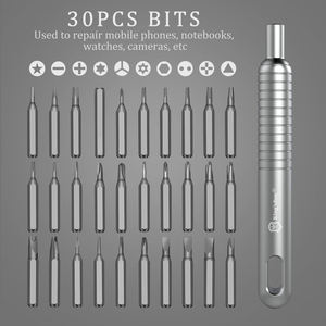 King'sdun Multi-bit <b>Screwdriver</b> <b>Set</b> 20-40pcs Aluminum Handle Matte Finish Interchangeable Bits <b>Torx</b> Hex Bit Tool Kit - Product Image 4
