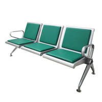 Vente en gros de banc de zone d'attente chaise d'hôpital 4 places en métal aluminium chaise de réception chaise d'aéroport