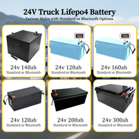 Baterai Lifepo4 Truk 25.6v 300ah, Baterai Lithium Ion 24V 280ah untuk Truk Berat Listrik, Starter, Parkir, dan AC
