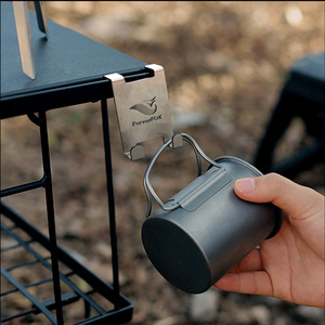 ForvarFOX – crochet pour bouteille de gaz, en acier inoxydable, clip portable pour cartouche de butane, accessoire de table pour réchaud de camping - Product Image 3