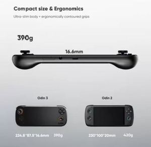 AYN ----   <span class=keywords><strong>Odin</strong></span> ---- <span class=keywords><strong>Console</strong></span> de jeu <span class=keywords><strong>portable</strong></span> Android 3 en 1, écran tactile AMOLED 6 pouces, WiFi, rétro, 10000 jeux - Product Image 2