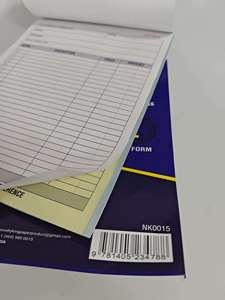 Carnet de factures et de reçus en papier commercial, 2 feuillets, 50 exemplaires, marque JiaLong, vente en gros d'usine, avec factures sans carbone - Product Image 2