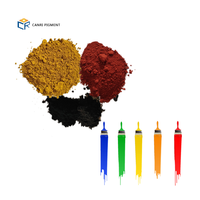 Carreaux de ciment de revêtement de peinture pigment d'oxyde de fer rouge jaune couleur