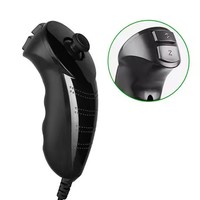 Télécommande de contrôleur de jeu sans fil 2 en 1 de haute qualité pour contrôleur Wii Nunchuck Joypad Gamepad sans accélérateur