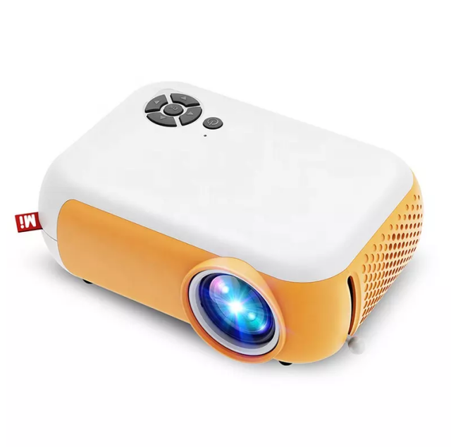 Portable Mini Projector A10 480*360P LCD Display Supports 1080P 3D Built-In 100 Lumens for Home Theater & Kid Gift Cinema