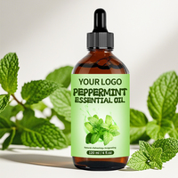 Huile de menthe poivrée biologique pure huile essentielle de menthe pour le corps raffermissant éclaircissant extraits de plantes de pin Ylang