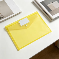 Enveloppes et pochettes transparentes en plastique PP A4 avec bouton pression pour l'organisation des documents