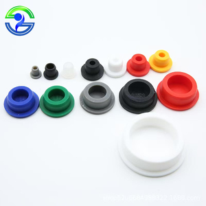 Sanyong nhà máy bán buôn tùy chỉnh Silicone cắm không thấm nước Vòng niêm phong cao su cắm lỗ tròn cao su cắm con dấu - Product Image 1