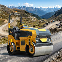 Nouvelle conception de compacteur routier vibrant hydraulique complet, machine à rouleaux compresseurs pour travaux de compactage intensif du sol et de l'asphalte