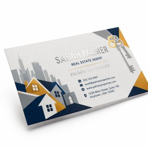 Custom Hot Stamping Offset Printing <strong>Business</strong> Cards Coated Paper Full Color Chef Restaurant Forest Real Estate <strong>Attorney</strong> - Product Image 3