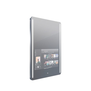 Nouveau Miroir LED Intelligent pour Salle de Bain avec TV, Haut-parleur et Écran Tactile, Modèle S6080LB, Populaire, Fixation Murale, Éclairage LED Intégré - Product Image 1