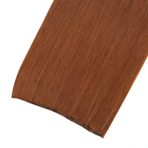 Ciocche di <span class=keywords><strong>Capelli</strong></span> Umani Vergini di Qualità Professionale con Cuticole Allineate, Trama Invisibile Genius, <span class=keywords><strong>Rosso</strong></span> Rame, 100% <span class=keywords><strong>Capelli</strong></span> Umani Non Trattati - Product Image 4