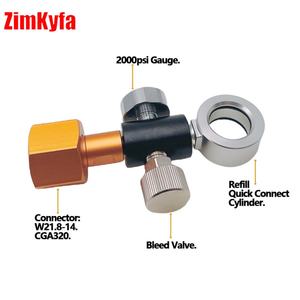 Estación de Recarga de CO2 para Máquina de Agua Carbonatada, Adaptador de Carga Rápida con Cilindro Rosa para SodaStream DUO TERRA OEM - Product Image 1