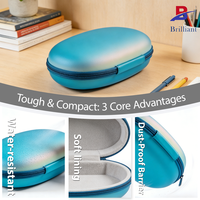 Étui de souris sans fil Bluetooth personnalisé, portable, avec fermeture éclair, antichoc, étanche, sac de protection en EVA avec fermeture éclair pour un transport facile