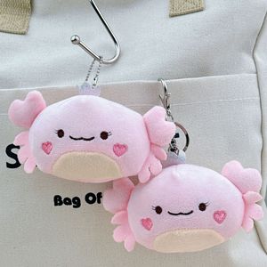 Llavero de Peluche 3D con Forma de Cangrejo, Mini Juguete de Peluche Suave de Animal Marino, Colgante para Bolso, Accesorio para Llavero - Product Image 3