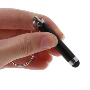 Promotional Metal Soft-touch <b>Leather</b> Stylus <b>Keychain</b> with Laser Logo and Durable Design - Product Image 4