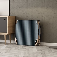Lit Simple Multifonctionnel, Portable et Pliant Grande Taille avec Matelas Moelleux pour Adultes
