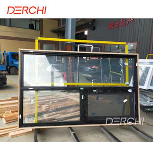 ハウスアパートメント二重ガラスアルミスイングウィンドウ二重強化ガラス窓蚊帳開き窓 - Product Image 4