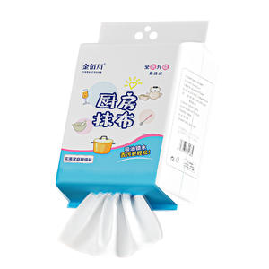 Paño de Cocina Colgante Jinbaichuan, Extra Grande, Grueso, de Doble Uso, Tela No Tejida, Blanco, Rectangular, para Limpieza del Hogar - Product Image 1