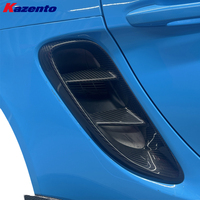Conduite d'admission d'air latérale arrière en carbone sec pour Porsche 718 981 982 Cayman Boxster