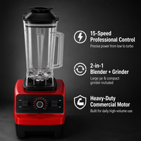 Blender à smoothies 4500W, grande capacité 2L, appareil électrique pour fruits avec lame en acier inoxydable, extracteur de jus multifonction pour la maison