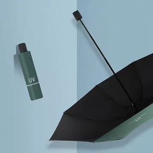 Vente en gros bon marché Parapluie anti-UV à 3 plis Pare-<span class=keywords><strong>soleil</strong></span> à 8 côtes Design classique Paraguas pour contrôle manuel de la pluie - Product Image 4