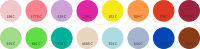 Autocollant Imprimé Bleu Couleur Rond 50x50mm 500pcs Etiquette Rouleau Autocollants Transfert Thermique 50x50 Merci Cercle Autocollant Rond