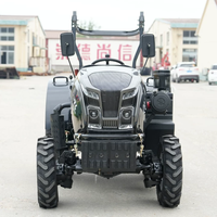 Tracteurs agricoles 4x4 multifonctionnels pour vergers et rizières, avec charrue, moteur diesel 50 CV, 80 CV, 90 CV