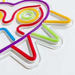 ป้ายไฟนีออน LED GGK ลายหน้ากากมาจอย่า ซีรีส์ LoZ ตัวเรือนอะคริลิคกันน้ำระดับ IP65 ของตกแต่งผนังสำหรับห้องเกมเมอร์ ของขวัญสำหรับแฟนๆ เกม Zelda - Product Image 4