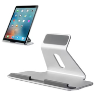 Support de tablette en aluminium robuste de qualité supérieure AP-7D, support flexible et stable antidérapant pour iPad, toutes tablettes de 7 à 12,9 pouces, montage adhésif sur bureau