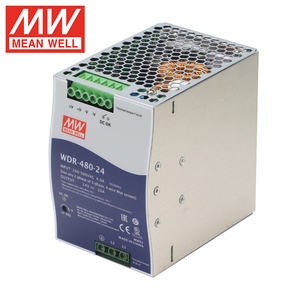 Fuente de Alimentación Industrial MeanWell WDR-480-24 para Riel DIN, Alta Eficiencia 92%, Baja Disipación de Energía, Enfriamiento por Convección de Aire Libre - Product Image 5